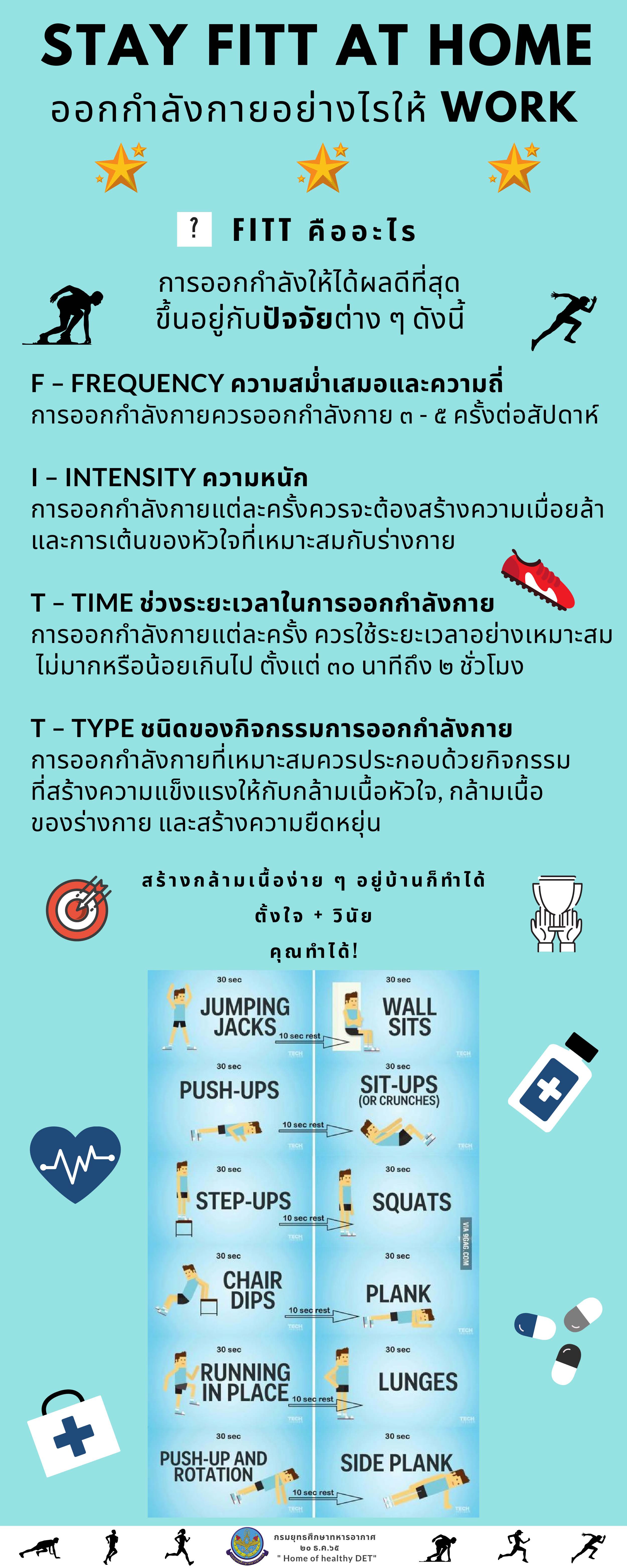 เตรียมร่างกายไว้ทดสอบฯ เมื่อไร่ ก็ปลอดภัยหายห่วง